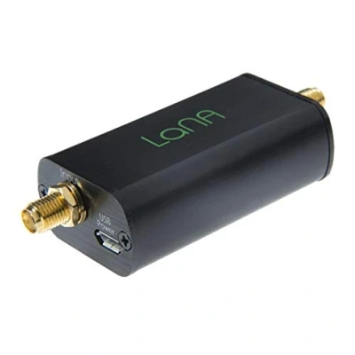 Immagine di LaNA Modulo Amplificatore a Bassissimo Rumore (LNA) per Radio RF e Software Definita (SDR) con Custodia Accessori. Capacità di Frequenza Banda Larga 20MHz 4000MHz