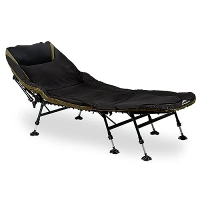 Immagine di CampFeuer lettino da pesca XXL 210 x 85 45 60 cm carpa regolabile in altezza e stabile con 8 gambe Letto pieghevole, campeggio,