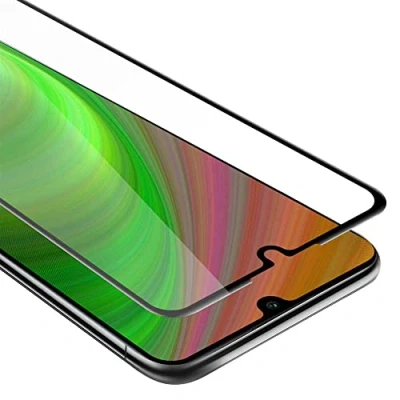 Immagine di Cadorabo Pellicola Protettiva copertura completa compatibile con Huawei P30 LITE in TRASPARENTE NERO Vetro di protezione del display (Tempered) durezza 9H compatibilità 3D touch