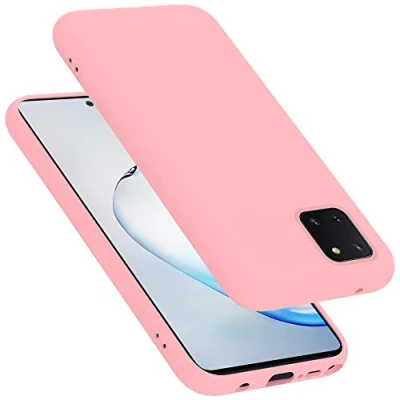 Immagine di Cadorabo Custodia per Samsung Galaxy A81 / NOTE 10 LITE M60S in LIQUID ROSA Morbida Cover Protettiva Sottile di Silicone TPU con Bordo Protezione Ultra Slim Case Antiurto Gel Back Bumper Guscio