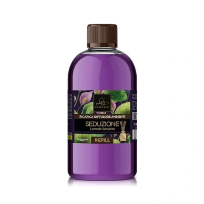Immagine di Lady Venezia Ricarica per Diffusore Bastoncini 500 ML Profumatore Ambiente Essenze la Casa Fragranze Assortite (Lavanda)