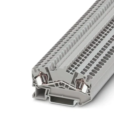 Immagine di Phoenix Contact STS 4 3036424 Morsetto passante componibile Numero Poli (num): 2 0.08 mm² Grigio 50 pz.