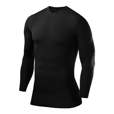 Immagine di PowerLayer Maglia da Bambino a Manica Lunga Girocollo Compressione Cabernet, 10 12 Anni