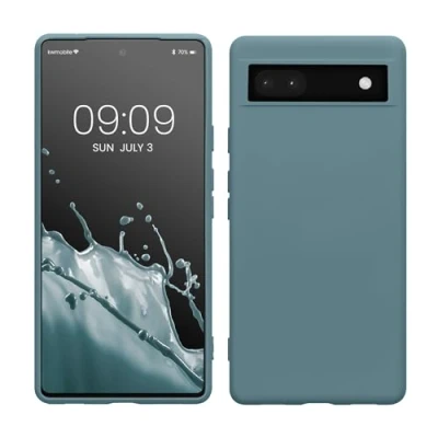 Immagine di kwmobile Custodia Compatibile con Google Pixel 6a Cover Back Case per Smartphone in Silicone TPU Protezione Gommata antique stone