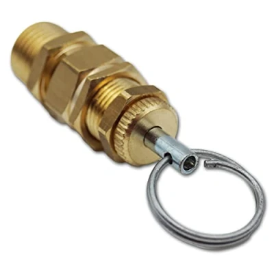 Immagine di valvola di sicurezza regolabile 1/4&quot; 3 7 bar (non testata componente) sovrapressione dell&#039;aria compressa