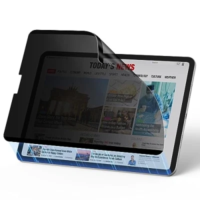 Immagine di ESR Privacy Pellicola Protettiva per iPad PRO 12.9 (2022/2021/2020/2018), Protezione Lo Schermo Magnetica Rimovibile e Riutilizzabile con Filtro Anti Spia a 30 Gradi, Finitura Opaca