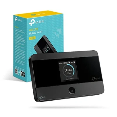 Immagine di TP Link M7350 Saponetta Portatile Modem WiFi N300Mbps 4g LTE Cat4, Visualizzazione Sullo Schermo,con Sim, Router Batteria Ricaricabile, Facile da Usare