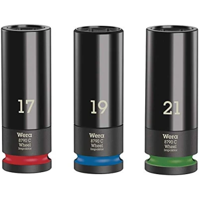Immagine di Wera Wheel Impaktor C Set 1 Kit inserti a bussola 1/2 3 parti 05004595001