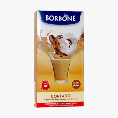 Immagine di 60 Capsule Caffe Borbone Compatibili con Nespresso Cortado Espresso Macchiato L&#039; Emporio del Caffè