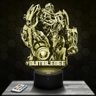 Immagine di Lampada da comodino, Luce notturna tattile illusione 3D LED, idea regalo di Natale per ragazzi e ragazze notte bambini o adulti TOP