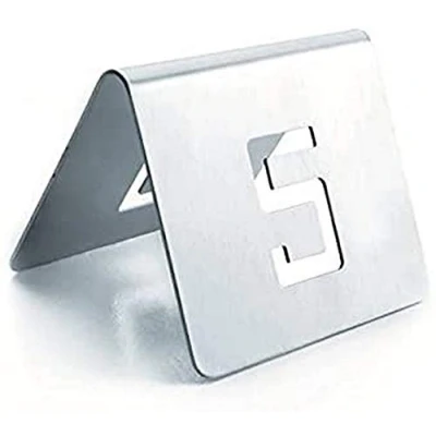 Immagine di Lacor Numeri da Tavolo in Acciaio Inossidabile, Argento, 6 x 2 5 cm