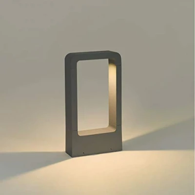 Immagine di Topmo plus LED Palo da Esterno/Paletto giardino/Lampade giardino / 7W bridgelux COB Luci/Lampada sentieri alluminio IP65 aiuole/sentieri 770LM 30 mm Grigio (bianco caldo)