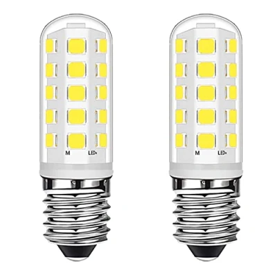 Immagine di Lampadine LED per Cappa E14 3W equivalenti alogene da 28W,vite Edison piccola Bianco Freddo 6000K Frigorifero illuminazione Domestica,Nessuno Sfarfallio,Non Dimmerabile, confezione 2