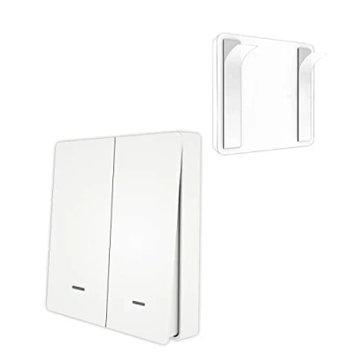 Immagine di Tuya ZigBee Wireless 6 interruttori di scena meccanici a pressione batteria, tramite app Smart Life Home Automation Scenario per Devices 2 marce