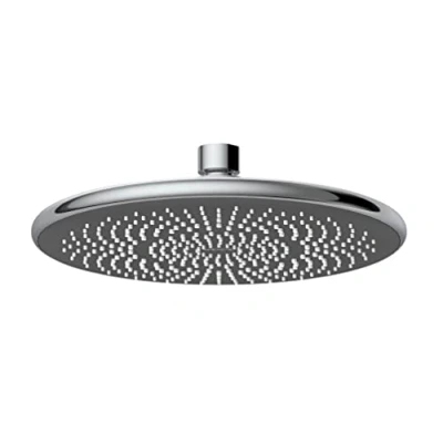 Immagine di WENKO soffione Doccia a Pioggia Risparmio idrico Watersaving, Universale con Sistema di Risparmio, del 40% Il Massimo Comfort, Ø 22,5 cm, Ottone/ABS Cromato