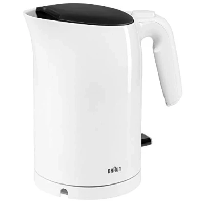Immagine di Braun Household WK 3110 WH Bollitore Capacità 1,7 l 3.000 Watt Sistema di cottura a pressione Filtro anticalcare rimovibile Grande indicatore del livello dell&#039;acqua Senza BPA Bianco