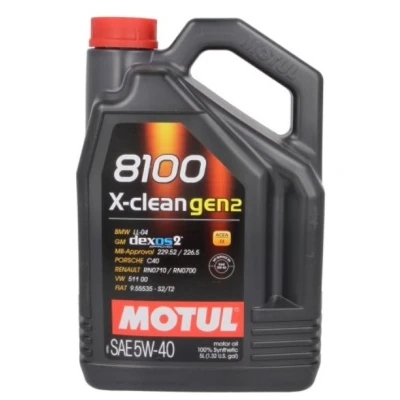 Immagine di Olio motore MOTUL 8100 X Clean GEN2 5W40 5L