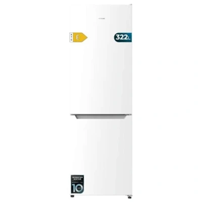 Immagine di Cecotec Frigorifero Combinato Bolero Coolmarket Combi 322 White E. L, Altezza 185 e Larghezza 60 cm, Basso Consumo, Sistema Multi Air Flow, Total No Frost 2 Cassetti