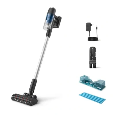 Immagine di PHILIPS Aspirapolvere senza fili Serie 3000 Aspira e pulisce in una volta sola, Aspirabriciole, Motore Digitale PowerCyclone 8, Spazzola di precisione con LED, 60 min autonomia