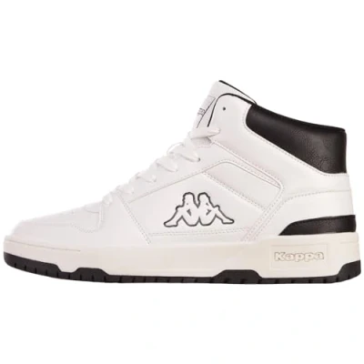 Immagine di Kappa Codice Stile: 243406 Coda Mid Unisex, Scarpe da Ginnastica Adulto, Bianco Nero, 41 EU