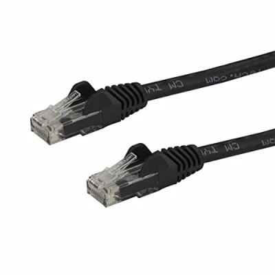 Immagine di StarTech.com N6PATC5MBK Cavo di Rete CAT6, Patch Ethernet, RJ45, UTP, Antigroviglio, 5 m, Nero