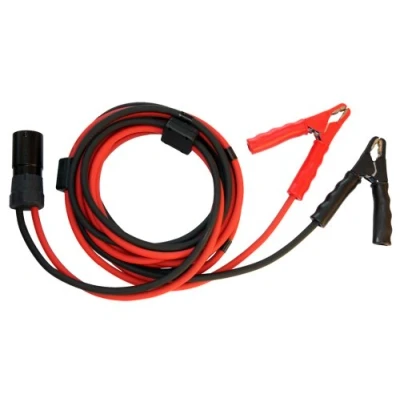 Immagine di SET® TS 170 Cavi batteria per avviamento demergenza 35 mm² Rame 5.00 m Spina NATO, con pinze in lamiera dacciaio, circuito di protezione