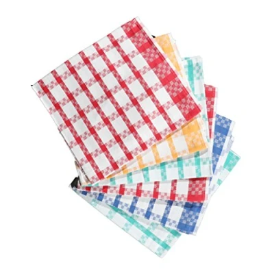 Immagine di Set 6 Strofinacci Asciugapiatti Cotone Botticelli Home Conero 50x70 cm