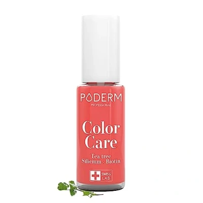 Immagine di PODERM MICOSI delle unghie Smalto colorato TEA TREE Prevenzione E TRATTAMENTO gialle/danneggiate dalla COLORE Mani/Piedi Swiss Made