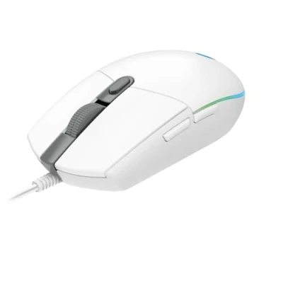 Immagine di Logitech Gaming Mouse G102 LIGHTSYNC per destrorsi, ottico, 6 pulsanti, cablato, USB, bianco