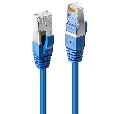 Immagine di LINDY 45646 RJ45 cavo di rete, patch CAT 6 S/FTP 7.50 m Blu 1 pz.