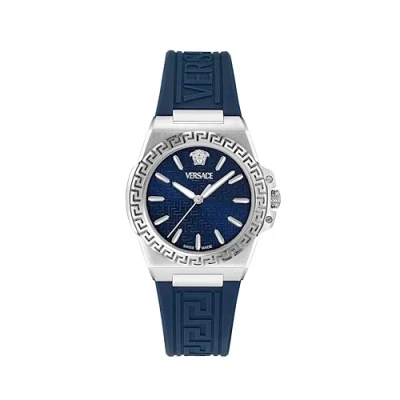Immagine di Versace Quartz Analog Greca Reaction Orologio, Donna, Taglia: One Size, Blue