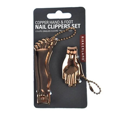 Immagine di Kikkerland Clipper Mani e Piedini, Colore: Rame, Confezione da 2
