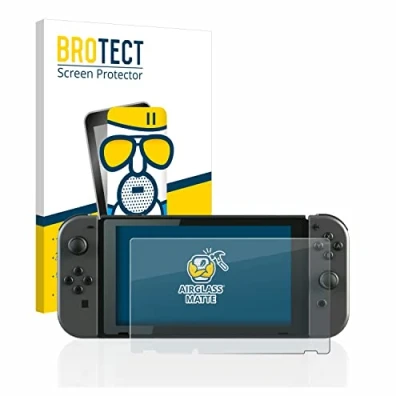 Immagine di brotect Pellicola Vetro Opaca per Nintendo Switch Protezione Schermo [Anti Riflesso, Durezza 9H]