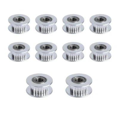 Immagine di Super Print GT2 Puleggia folle Idler Pulley 20 denti Teeth Bore Foro 5mm for 3D Printer 6mm Width Timing Belt. (10pcs)