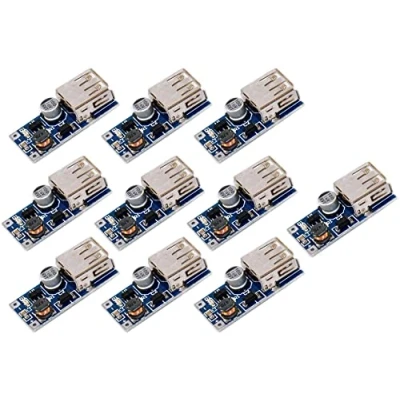 Immagine di TECNOIOT Convertitore di tensione DC 0.9V 5V a USB Booster Step up Power Module (10PCS)