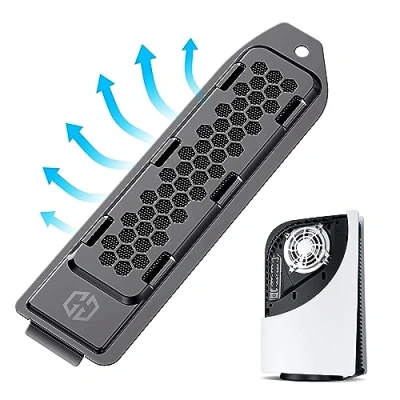 Immagine di GRAUGEAR G PS5M2 COVER B Copertura in metallo per dissipatore di calore slot espansione SSD PS5 M.2 SSD, adatta tutte le unità e Slim NVMe con calore, foro