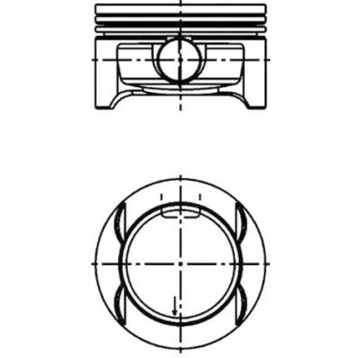 Immagine di KOLBENSCHMIDT 41642600 Pistone 73,4mm OPEL: Corsa D Hatchback