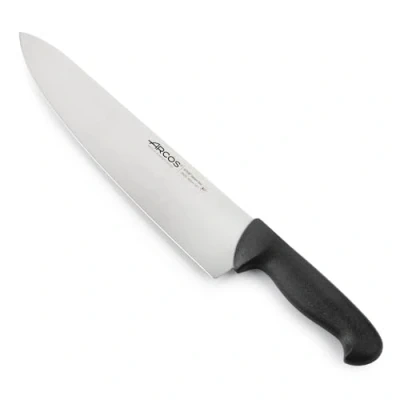 Immagine di Arcos Serie 2900 Coltello da Chef Cucina Lama Acciaio Inossidabile Nitrum 300 mm Manico Polipropilene Colore Nero