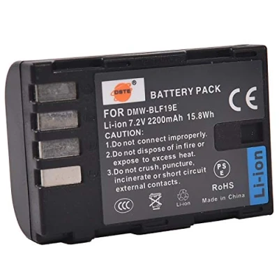 Immagine di DMW BLF19E BLF19 DSTE Ricambio Batteria Compatibile per Panasonic Lumix DMC GH3,DMC GH3GK,DMC GH3H,DMC GH3HGK,DMC GH3K Body,DMC GH4H,DMC GH4 apparecchio fotografico
