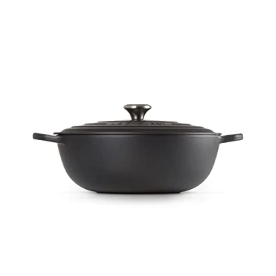 Immagine di Le Creuset Marmitta Evolution in ghisa vetrificata con Coperchio, diameter 32 cm, Volume 7 L, Nero, 21114320000430
