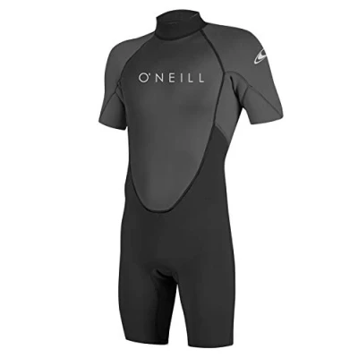 Immagine di O&#039;Neill Reactor II 2mm Back Zip Spring Wetsuit, Muta in Neoprene. Uomo, Nero Black/Graphite, XS