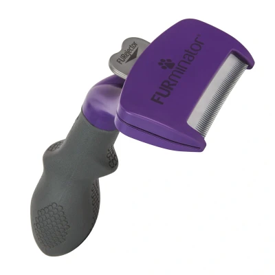 Immagine di FURminator deShedding Tool Taglia del gatto M/L Spazzola per gatti di medie e grandi dimensioni rimuovere il sottopelo, a pelo lungo