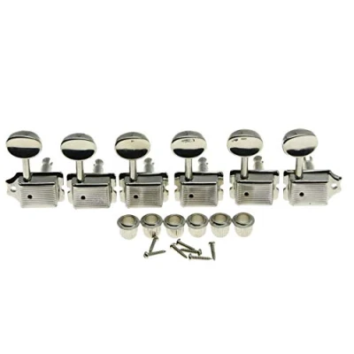 Immagine di KAISH Nichel Split Post Vintage Chitarra Tuning Tasti Tuners Testa Macchina per Strat/Tele Corea Made