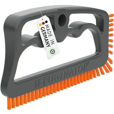 Immagine di Fuginator spazzola per fughe riciclate grigio/arancione la Pulizia delle in bagno, WC, cucina, ecc. di piastrelle e pareti Pratica