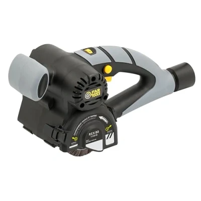 Immagine di Fartools Rex 80, rinnovatore compatto 420 W, spazzola lamellare, diametro 80 mm, larghezza 100 1000 3200 giri/min, numerose spazzole adattabili, sverniciamento superfici medie