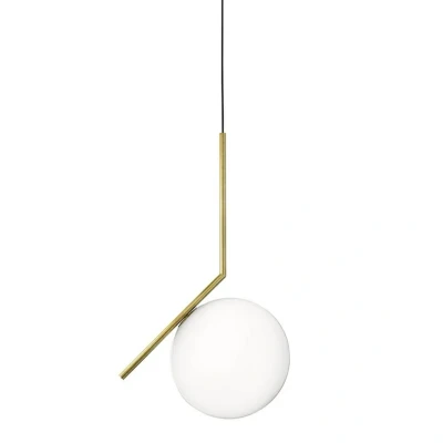 Immagine di FLOS IC S2 lampada a sospensione di design, ottone