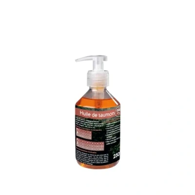Immagine di NUTRIVET Alimenti complementari Cani &amp; Gatti Olio di Salmone Ricco Omega 3 e 6 Flacone Pompa 250 ML