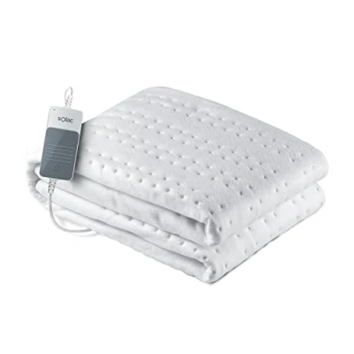 Immagine di Solac CT8626 Norway Scaldaletto elettrico 150x80cm, 60W, tecnologia Sensfort, sistema di protezione, 3 intensità, lavabile in lavatrice fino a 30ºC, spegnimento automatico 180 min, bianco