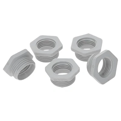 Immagine di Kalitec G6201600 Riduzione M20/M16 Plastica Grigio Chiaro I Riduttore Raccordo esagonale M16 Filettatura interna M20 esterna IP68
