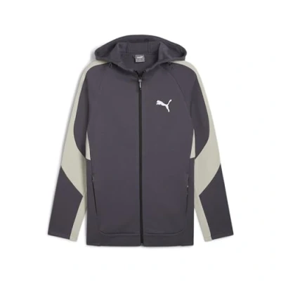 Immagine di Puma Evostripe Fullzip Felpa con zip, Uomo, Taglia: Small, Galactic gray